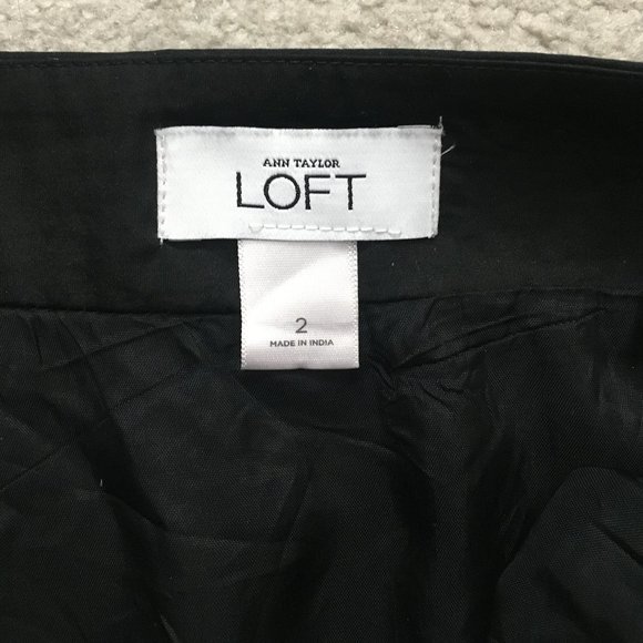Loft Black Mini Skirt - Picture 2 of 3